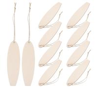 Veemoon Wooden Surfboard Cutouts 40 Blank Pieces for Painting Beige