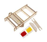 Veemoon Wooden Weaving Loom Frame DIY Handcraft Tool for Beginners Durable Wood Material Creative Weaving Machine to Enhance Imagination Suitable for Adults