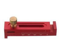 Veemoon Woodworking Measuring Tool with Lockable Depth Gauge and Aluminium Alloy Narrow Profile Seam Gauge for Carpenter Projects and Woodworking Joinery, Accurate Tenon Joint Gap