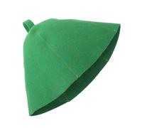 Veemoon Wool Felt Sauna Hat Heat Insulated Sauna Cap Water Absorbent Bath Steam Cover Natural Felt Shower Cap for Spa Home and Hotel Use