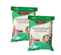 Veena’s Ponni Boiled Rice 10kg South Indian Parboiled Rice Soft and Fluffy Texture Rich Aroma Perfect for Family Use and Traditional Cooking Product From India Pack of 2