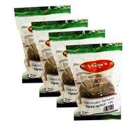 Veena's Copra Whole 1 Piece Dry Coconut Fresh and Natural Coconut Meat for Cooking, Baking, and Snacking Perfect for Desserts and Curry Recipes Product From India Pack of 4