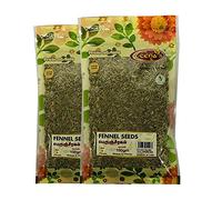 Veenas | Fennel seeds | Indian Origin | Whole Fennel Seeds Cooking Asian Herbs And Spices | Health Benefits | Herbs & Spices |100gm |Pack of 2