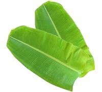Veena's Fresh Banana Leaves Pack of 2Pcs for Traditional Cooking Dining Pooja Purpose Healthy