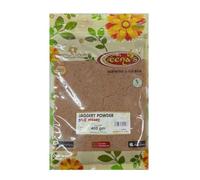 Veena's Jaggery Powder 400g Nattu Sakarai Natural Country Sugar Pure Natural Sweetener Rich in Minerals and Nutrients Cane Jaggery Powder Unrefined Sugar Product From India Pack of 1