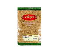 Veena's Methi Seeds 300g Fenugreek Seeds Natural and Fresh Ideal for Cooking Aromatic Flavor Enhancer Indian Spices for Authentic Dishes Product from India Pack of 1