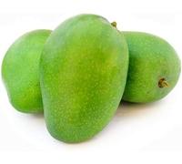 Veena's Raw Mango Fresh Vegetable Green Mango Naturally Ripened, Tasty Tropical King of Fruits Farm Fresh Seasoning Indian Origin 500g