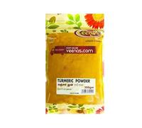 Veena's Turmeric Powder 300g Authentic South Indian Flavor Pure Spices No Added Preservatives or Artificial Flavours Rich Taste and Aroma Product from India Pack of 1