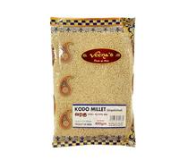 Veena's Unpolished Varagu Millet 400g Kodo Millet for Healthy Rice Alternative High Fibre Gluten-Free Traditional Indian Grain Product From India Pack of 1