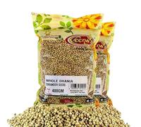 Veenas |Whole Dhaniya | Indian Coriander Seeds | Whole Coriander Seeds | Indian Origin Coriander Seeds |400gm |Pack of 2