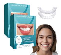 Veenora Clip on Veneers 2025 New | Clip in Veneers Teeth | Adjustable Snap-On Dentures Top & Bottom, Instant Smile Makeover for Gaps/Misalignment - Medical-Grade Silicone, All-Day Comfort (2)