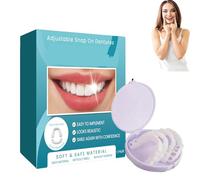 Veenora Clip on Veneers, Veenora Veneers, Minceetbien Dentures, Silicone Reline Denture Set, Adjustable Snap-in Dentures, Soft Tooth Repair Kit for Men and Women (1pc)