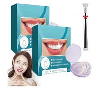 Veenorat Teeth, Veenora Clip-On Veneers, Adjustable Snap-On Teeth Covers, Veneers Teeth Natural Look, Clip on Veneers Top and Bottom,Veenora Clip on Veneers for Teeth,Soft Denture Reline Kit (2)