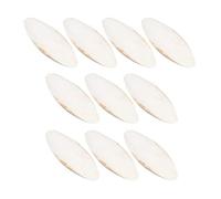 Veesper 10PCS Bird Cuttlebone, Chew Toy Parrot Cuttlefish Natural Cuddle Bone Natural Safety Chewing Cuddle Parakeets Cuttlebone Cuttlefish Bone for Parakeet