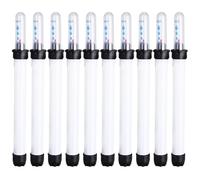 Veesper 10Pcs Plastic Water Level Indicator, Water Meter for Indoor Plants, Hydrometer for Soil Moisture Measurement, Ideal for Plant Care