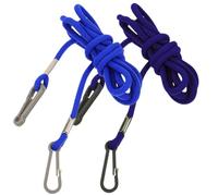 Veesper 2Pcs Mitten Clips for Toddlers, 47inch Nylon Solid Color Unisex Glove Clips Neck Hanging Mitten Clips for Winter Outdoor