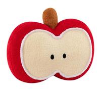 Veesper 3D Fruit Pillow Cute Apple Shaped Plush Decorative Throw Pillow for Sofa Bed Chair or Car, Kawaii Home Decor Cushion for Kids and Adults Red 15.8x11.8in