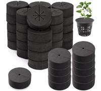 Veesper 40PCS Cloning Collars EVA DIY Foam Inserts with 8 Spokes for 2 Inch Net Pots, Hydroponic Sponges for Plant Cloning, Aeroponic Propagation System