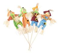 Veesper 4PCS Fall Scarecrow for Garden, Harvest Fall Scarecrows Decor Halloweens Ornaments for Garden Yard Thanksgiving Decorations Autumn Decorations