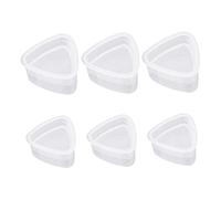 Veesper 6PCS Triangle Sushi Molds Non Stick Rice Ball Bento Press Mould Japanese Cuisine Maker