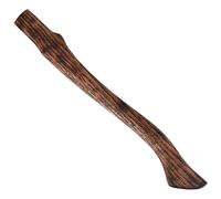 Veesper Axe Handle Beech Wood 18.5 Inch Long Replacement Ax Handle with Curved End Carbonized Hatchet Smooth Grip for Woodworking Outdoor Camping Tools