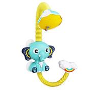Veesper Baby Bath Shower Head Elephant Water Pump Bath Toys and Trunk Spout Rinser Gentle Shower Sprinkler for Newborn Babies Toddler Time Water Play Sensory Toys