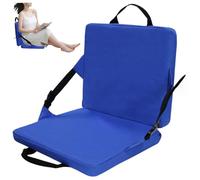 Veesper Bleacher Seat Cushion Folding Moisture Proof Stadium Chair with Backrest Adjustable Portable Crazy Creek Chair with Handle for Sports Events, Travelling, Hiking, Fishing.