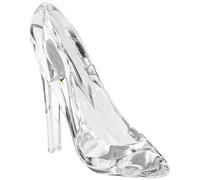 Veesper Cinderella Glass Slipper Acrylic Crystal High Heels Shoes Ornament Crystal Shoe Decorative Womens High Heels Ornamental for Wedding and Birthday