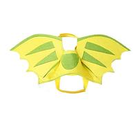 Veesper Dragon Wing for Dogs Cute Cartoon Pet Dragon Costume Funny Dinosaur Theme Halloween Cosplay Wing Accessory for Cats Small Dogs Puppy Photo Party Dressing