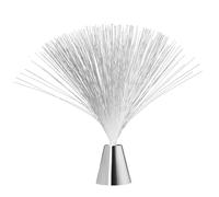 Veesper Fiber Optic Lamp 14" 7 Color Changing LED Novelty Lights with 3" Base Battery Powered Fiber Optic Lights Decorative Ambient/Night Light for Home, Party, Club