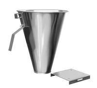 Veesper Galvanized Metal Chicken Killing Cone, 11x9x9 Inch Wall-Mounted Poultry Restraining Cone for Butchering & Coop Accessories