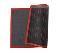 Veesper Non Stick Baking Mat Oven Liner, Sheet Liner Silicone Baking Sheets, 18 Eclairs Silicone Oven Mat Pastry Tool for Cookie Bread Biscuits Puff Eclair