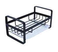 Veesper Sink Caddy Sponge Holder Kitchen Dishwashing Organizer, Drain Rack Sink Tray for Sponges Brushes Cloths Cleaning Accessories