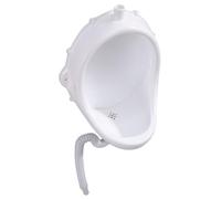 Veesper Wall-Mounted Urinals for Men, 15x19x11 Spill-Proof Male Urinal with 19.5" Hose, Anti-Clogging PP Multipurpose Urinal for Bathroom, Outdoor & Temporary Sites