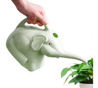 Veesper Water Can 12x7x5 2L Elephant-Shaped Watering Can Easy Filling Plant Watering Can with Handle Sturdy PP Plant Watering Device for Indoor Plant, Garden, Balcony, Green