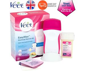 Veet EasyWax Legs & Arms Electrical Roll-On Hair KeepWax Right Temperature 50ml