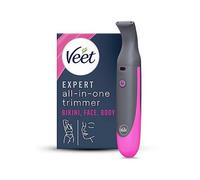 Veet Expert Electric All-in-one Trimmer, Women Hair Removal Device Bikini, Face & Eyebrows Multi-Use, USB Charging & Accessories Rechargeable, 100percent Waterproof, Designed for Wet & Dry Use
