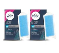 Veet Expert Bikini Cold Wax Strips, Sensitive Skin, 60 Strips, 6 Wipes