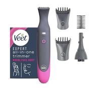 Veet Expert Electric All-in-one Trimmer, Women Hair Removal Device Bikini, Face & Eyebrows Multi-Use, USB Charging & Accessories Rechargeable, 100percent Waterproof, Designed for Wet & Dry Use