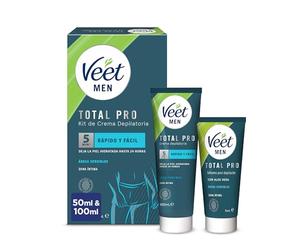 Veet Men 2 Steps Hair Removal Sensitive Areas Kit 200 ml