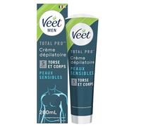 Veet Men - Crème Dépilatoire Homme - Peaux Sensibles - 200 ml