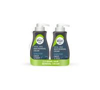 Veet Men Sensitive Hair Removal Cream, Chest & Body, 800ml (2X400ml) - Dermatologically Tested, Promotes Softer Regrowth