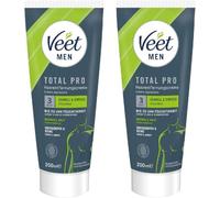 Veet Men Total Pro Hair Remover Cream, 200 ml (Pack of 2)