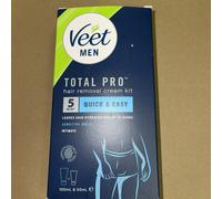 Veet Men's Intimate Hair Removal Kit - 100 ml Cream, 50 ml A/Shave Balm, 2 Pack