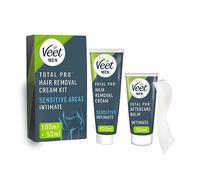 Veet - Men Intimate Hair Removal Kit Sensitive - 100ml Cream + 50ml Aftercare Balm
