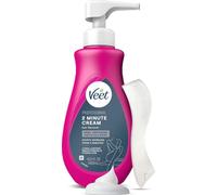 VEET Professional 2 Minute Hair Removal Cream For All Skin Types with Shea Butter | Painless Full Bikini Hair Removal, Pubic Hair Removal Gel | Dermatologically Tested | 13.5 FL OZ Bottle with Spatula