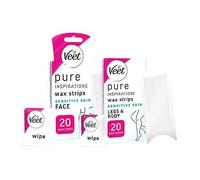 Veet Pure Face & Legs Cold Wax Strip Bundle