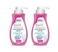 Veet Pure Hair Removal Cream Legs & Body Sensitive Skin 1 Spatula Long