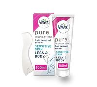 Veet Pure Inspirations Hair Removal Cream for Sensitive Skin, for Legs and Body, 100ml