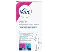 Veet Pure Wax Strips for Legs & Body - Sensitive Skin (20 pcs)